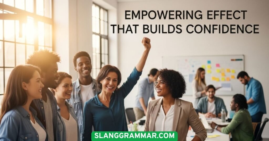 Empowering Effect That Builds Confidence