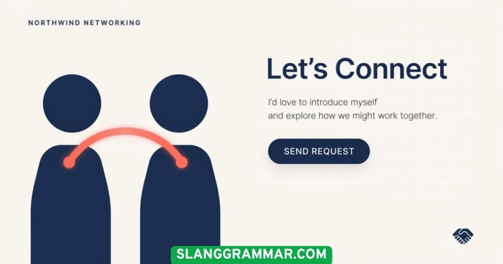 I wanted to connect and introduce