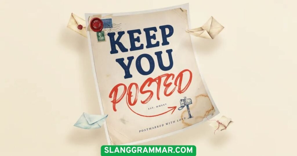 Keep You Posted
