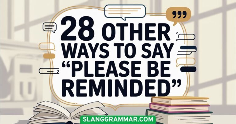 please be reminded