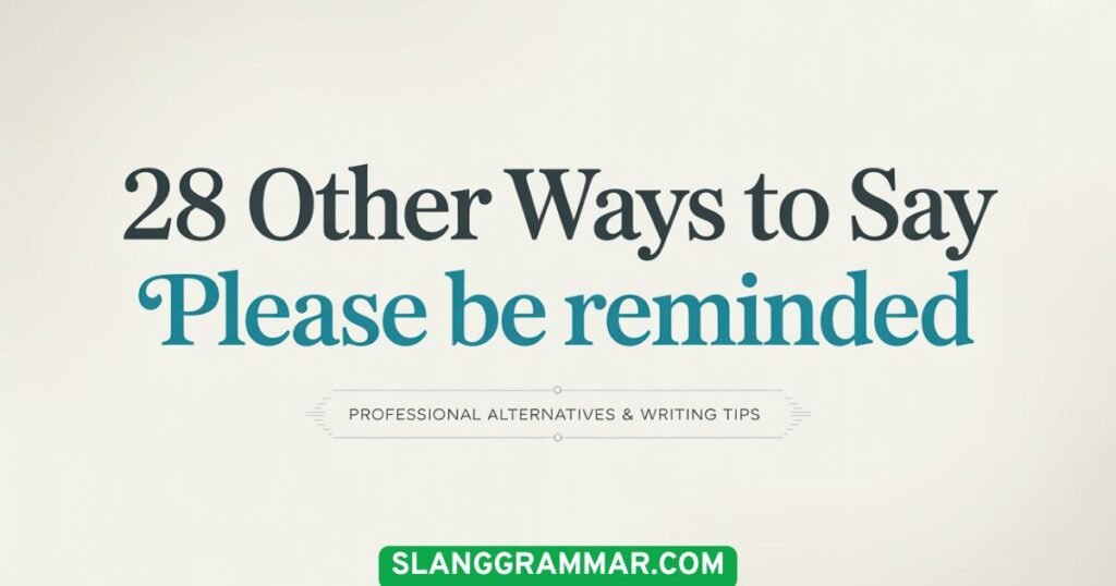 Quick Note to Remind You
